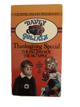 Davey &amp; Goliath Thanksgiving Special VHS The Pilgram Boy + The Big Apple - £47.76 GBP