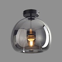 9.84&quot;D SMOKE GRAY CEILING LIGHT - $24.75