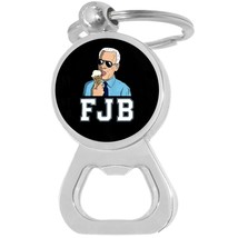 Ice Cream Biden FJB Bottle Opener Keychain - Metal Beer Bar Tool Key Ring - £8.46 GBP