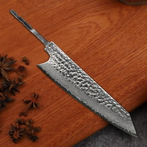 Chef Knife Blank Blade Japanese Kiritsuke Blade Hammered Finish Kitchen ... - $37.42