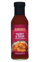 Burman&#39;s Sweet &amp; Sour Stir Fry Sauce, 14.5 Ounces, Pak Of 3 - £7.07 GBP