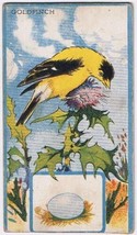 Cowan Co Toronto Bird Card Goldfinch Canadian Bird Series Coupon Removed - £3.88 GBP