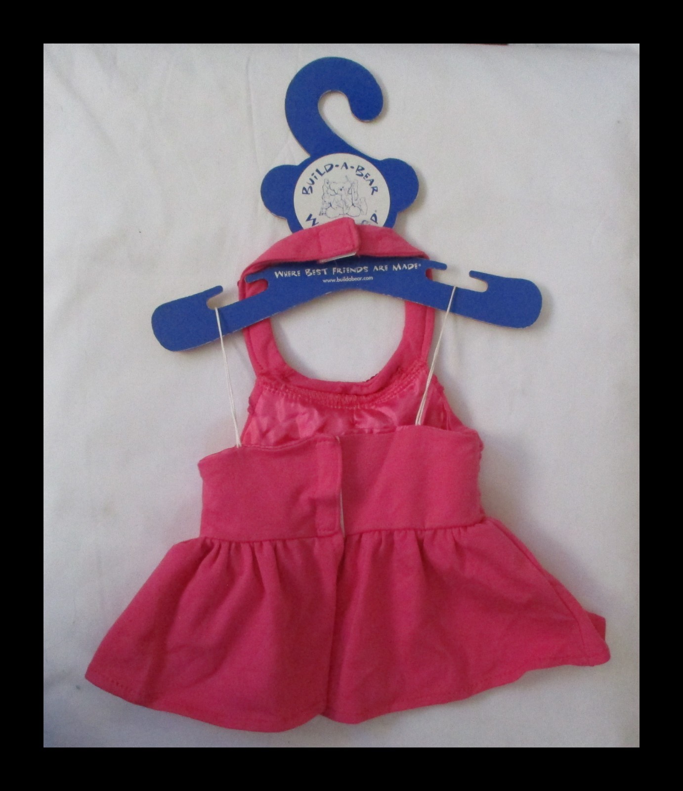 Build A Bear Workshop Fuchsia Pink Halter Dress with Sequins with Hanger Item image 2