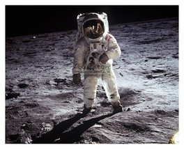 Buzz Aldrin Apollo 11 Astronaut On The Moon Landscape 8X10 Nasa Photo - £6.66 GBP