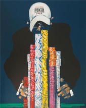 Waldemar Swierzy Hand Signed Full House World Series of Poker Lithograph COA S2 - £642.61 GBP
