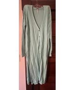Free People Skinny Mini Duster In Aqua Light Blue Women’s L - See Last P... - $1,054.67 MXN