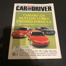 Car And Driver Magazine-FEBRUARY 1993 - £12.00 GBP