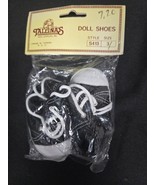 Tallinas Doll Shoes Black Lace Up Sneaker Style S413 Size 3 Accessory Ne... - $92.91 MXN