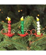 Metal Jingle Bell Candle Clip-On Christmas Ornaments Decorations | Set o... - £19.17 GBP