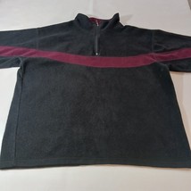 Highland Outfitters Men's Blue & Red 1/4 Zip Sweatshirt Pullover Sweater Size XL image 8