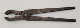*K) Vintage C.S. Osborne &amp; Co Gas Burner Steel Pipe Pliers Tool - $13.89 CAD