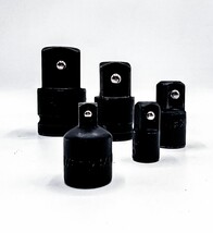 5-Pc Impact Socket Adapter + Reducer Set  1&quot;, 3/4, 1/2, 3/8, 1/4 + reduc... - $32.90