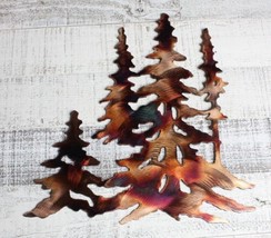 Trees in copper Metal Wall Art Decor Extra  Extra Large 36&quot; tall - £194.99 GBP