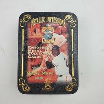 Willie Mays Embossed Metal Collectors Cards Avon Gift Collection 1996 New - £10.98 GBP