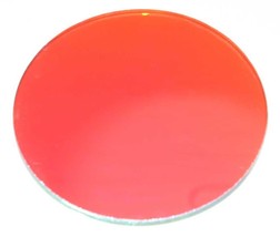 Fountain Tech/Jebao 2.5&quot; x 3mm Quartz Submersible Light  Replacement Lens RED - £2.38 GBP