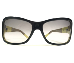Diesel Sunglasses DS0032 AMWLF Black Brown Yellow Wrap Frames with Gray Lenses - £48.42 GBP