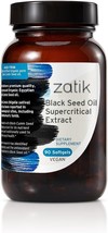 Zatik Naturals - Black Cumin Seed Oil &amp; Supercritical Extract, 90 Softgels Cold  - £36.76 GBP