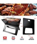 Compact Barbecue BBQ Grill Charcoal Stove Shish Kabob Camping Cooker Fol... - £54.81 GBP