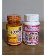 Authentic Acorbic  Vitamin C- 1000mg And Supreme Gluta White Softgels. 1... - $32.99