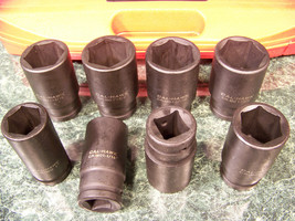 9pc 3/4&quot; Drive SAE DEEP IMPACT AIR SOCKETS Industrial Strength Chrome Mo... - $75.00