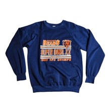 Trench 1985 Chicago Bears NFC Champions Super Bowl XX Sweatshirt Size Small - £35.37 GBP