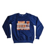 Trench 1985 Chicago Bears NFC Champions Super Bowl XX Sweatshirt Size Small - £34.75 GBP