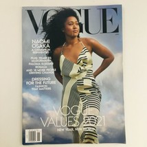 Vogue Magazine January 2021 Japanese Tennis Player Naomi Osaka, No Label - $8.50