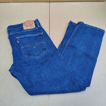Mens LEVI'S 514 Straight Blue Flex Performance Denim Jeans Sz 34x30 - $19.98