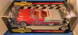 1955 Chevy Convertible Indy Pace Car 1:18 Scale by Ertl American Muscle  - £28.00 GBP