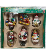 Lot of 1999 Brass Key Christmas Santa ornaments one not part of original... - £24.15 GBP