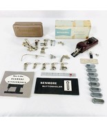 Vintage Greist Sewing Machine Accessories &amp; Attachments Feet Ruffler Bin... - $29.88 CAD