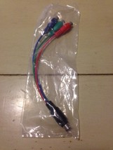 7 Pin S-Video to 3 RCA TV AV Female Cable Adapter Red Green Blue Video-New - £23.64 GBP