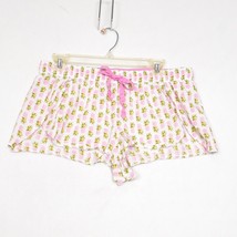 Victoria’s Secret Women&#39;s Sleepwear Shorts Pink Pineapples Elastic Waist Size L - $19.20