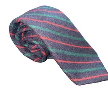 Brooks Brothers Vintage Wool Striped Classic preppy Navy Blue Green Red ... - $34.39
