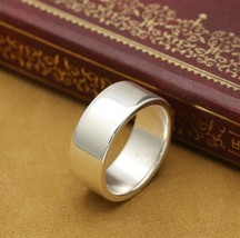 New handcrafted 990 silver ring real pure silver ring unisex silver ring jewelry gift thumb200