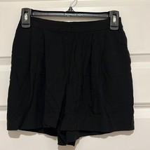H&amp;M Black Casual Womens Jogging Black Shorts Size 4 - £11.61 GBP