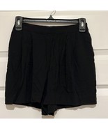H&amp;M Black Casual Womens Jogging Black Shorts Size 4 - £11.56 GBP