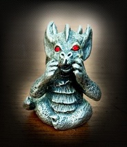FREE W $49 OR MORE HAUNTED GARGOYLE STATUE 300X FOUR GUARDIANS MAGICK WITCH  image 2