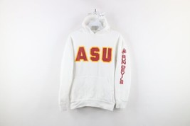 Vtg 70s Womens Medium Spell Out Arizona State University Hoodie Sweatshirt USA - £94.92 GBP