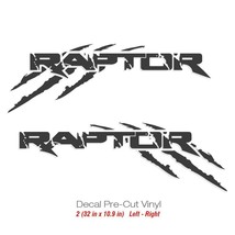 Fits Ford Raptor SVT F150 Sport Truck Sticker Vinyl Decals Scratches Decal FR2 - £18.95 GBP