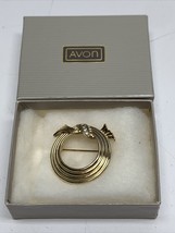 New Vintage Avon Circle Pin Brooch KG 80s Retro - £9.38 GBP
