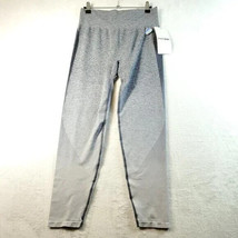 PINK Victoria&#39;s Secret Leggings Women Large Gray Polyamide Elastic Waist... - £17.17 GBP