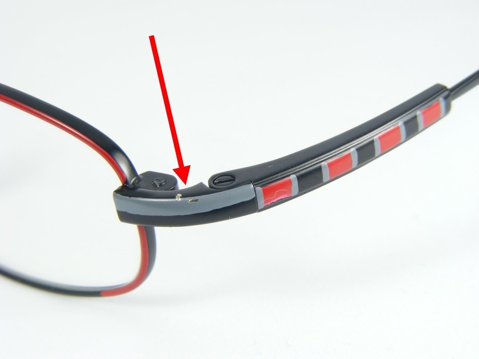 Vistan Flextan Kids 1213 1 RED /BLACK /GREY-BLUE EYEGLASSES 40-19-125mm (NOTES) Item image 4