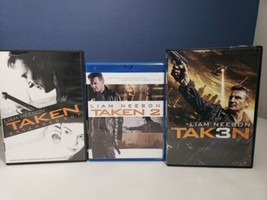Taken Trilogy DVD Movie Lot 1 extended cut 2 (Blu-ray) &amp; 3 Liam Neeson (DVD Lot) - £11.72 GBP