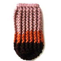 Vintage 70s Crochet Koozie Coozie Handmade Colorful - $13.88