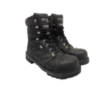 DAKOTA Men&#39;s 8&quot; 557 STCP HD3 Vibram Work Boots Black/Blue Size 10.5M - $49.87