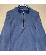 Southern Marsh 1/4 Zip Pullover Sweater Mens Large Long Sleeve Blue EUC - £14.89 GBP
