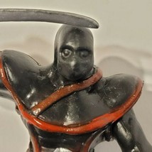 Black Ninja Sword Figure Plastic Figurine Toy Black California Costume Inc EUC! - £4.01 GBP