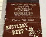 Vintage Matchbook Cover  Rustler’s Reef  Restaurant Panama City. gmg  Un... - $12.38