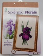&quot;Splendid Florals&quot; Cross Stitch Leaflet Patterns Charts - £8.71 GBP